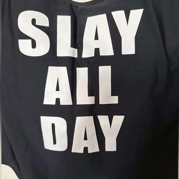“Slay all day” one piece bathing suit - Picture 2 of 3